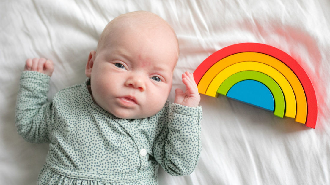 Regenboogbaby