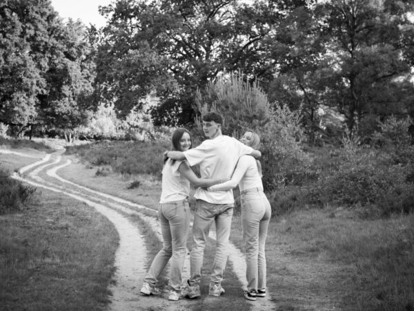 Gezinsfotoshoot met pubers.
