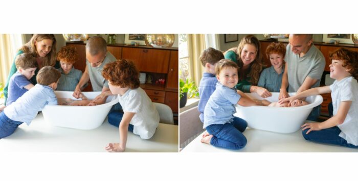 Niet 1, niet 2 niet 3 niet 4, maar 5 jongens in dit gezin....